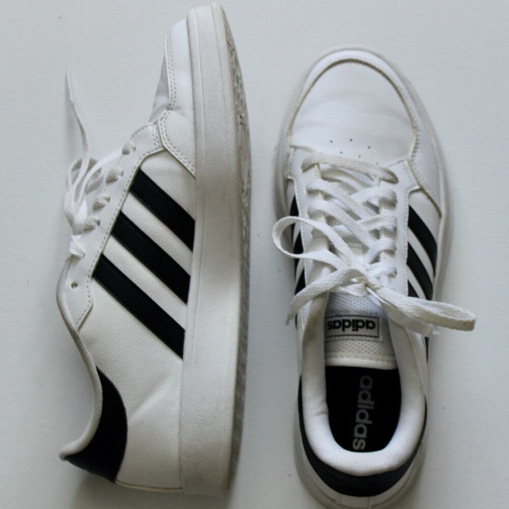 Adidas Mens Grand Court Shoes (White)